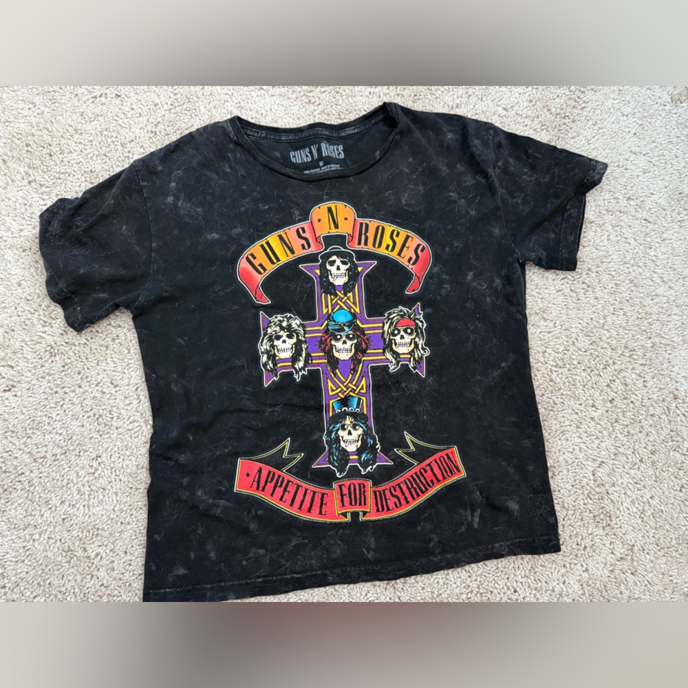 Guns N' Roses Black Graphic Women's Tee